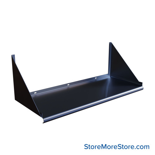 Stainless Steel Wall Shelves, 30" W x 12" D